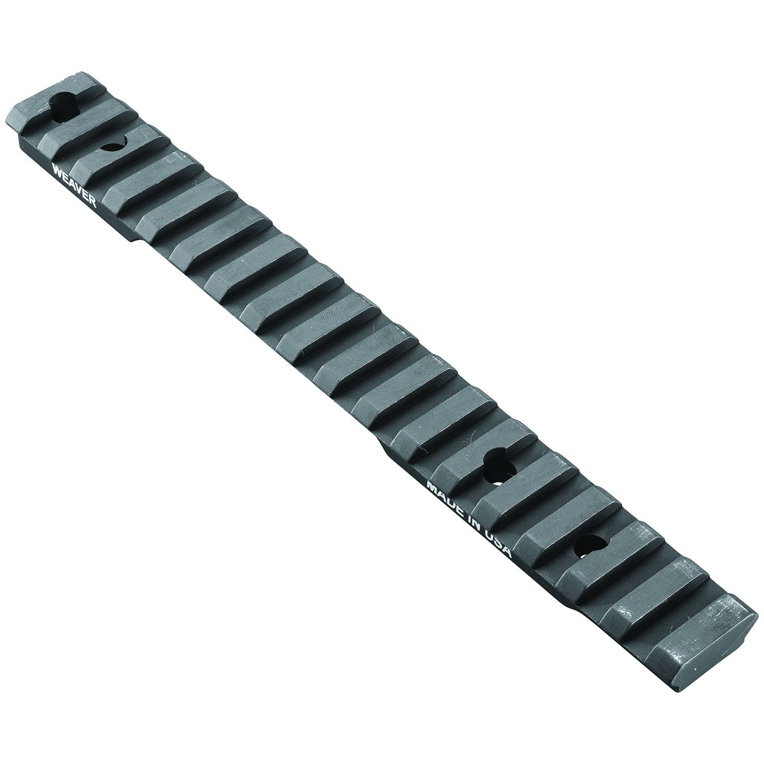 Weaver Mounts 99475 Multi-Slot Base Extended Black Anodized Aluminum... - Weaver - MULTI-SLOT BASE