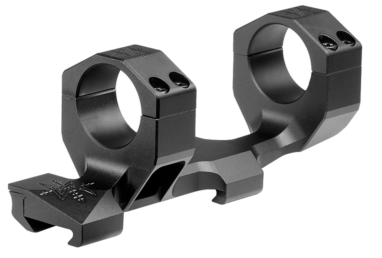Seekins Precision 0010640008 MXM Scope Mount/Ring Combo Matte Black Anodized 0 MOA