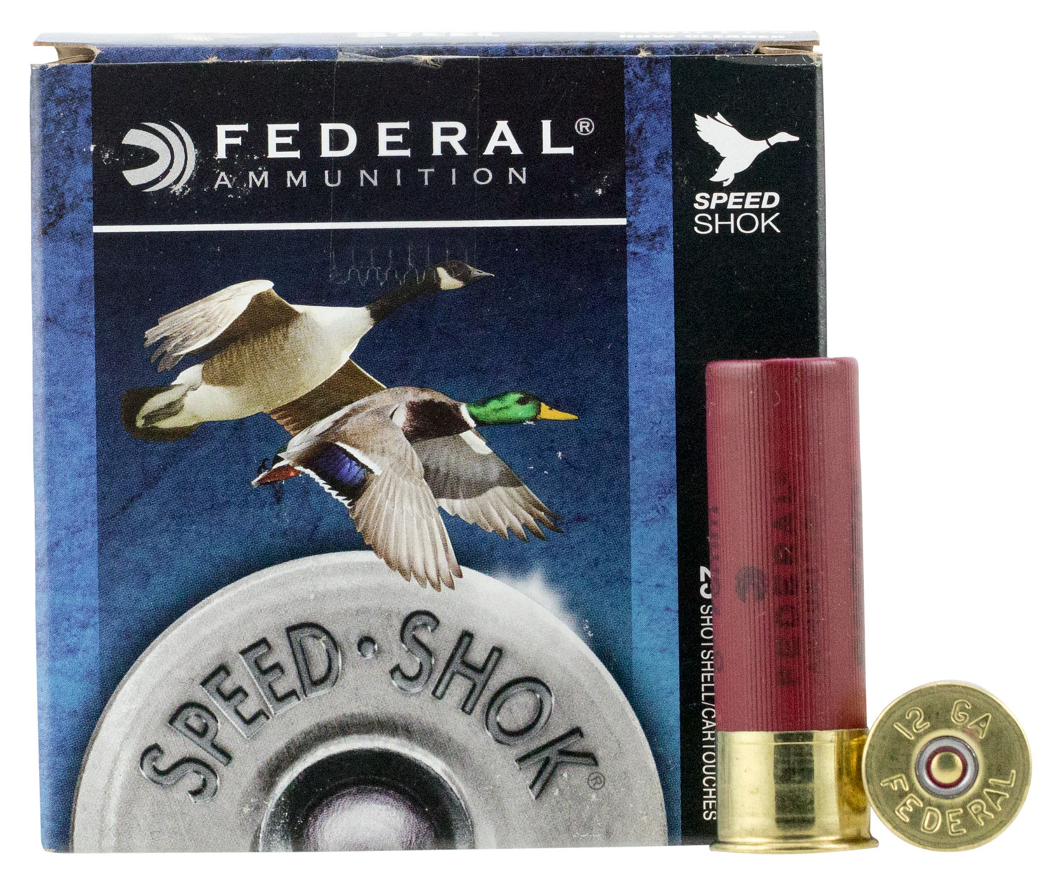 Federal WF1422 Speed-Shok 12Gauge 3in. 1 1/4oz 2Shot 25 Per Box/10 Case ...