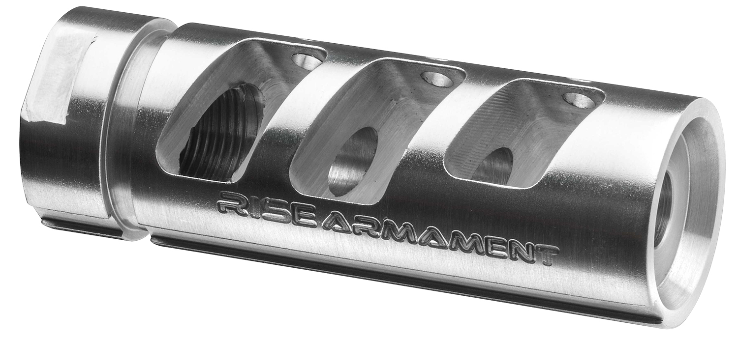 Rise Armament RA701308SLVR RA-701 Silver Stainless Steel with 5-8"-24 t...