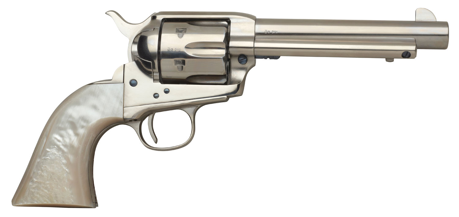 Taylors & Company 555113 1873 Cattleman 45 Colt 5.5" Nickel Revolver
