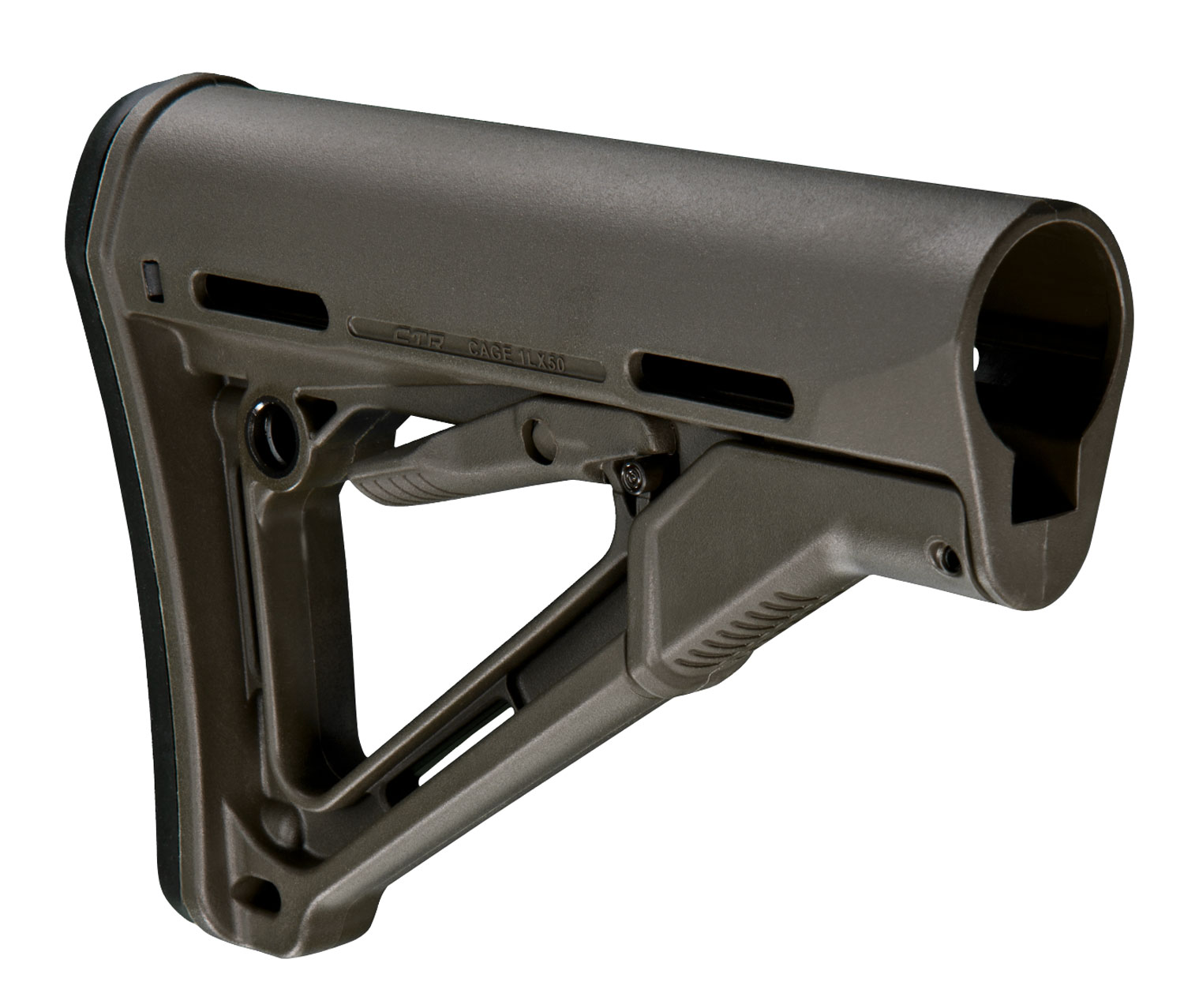 Magpul CTR Mil-Spec Olive Drab Green Buttstock For AR15/M16 (MAG310-ODG) - Magpul Industries