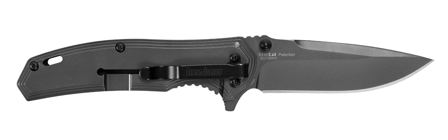 Kershaw 8310 Fringe 3" Folding Knife 8Cr13MoV Blade Carbon Fiber Handle