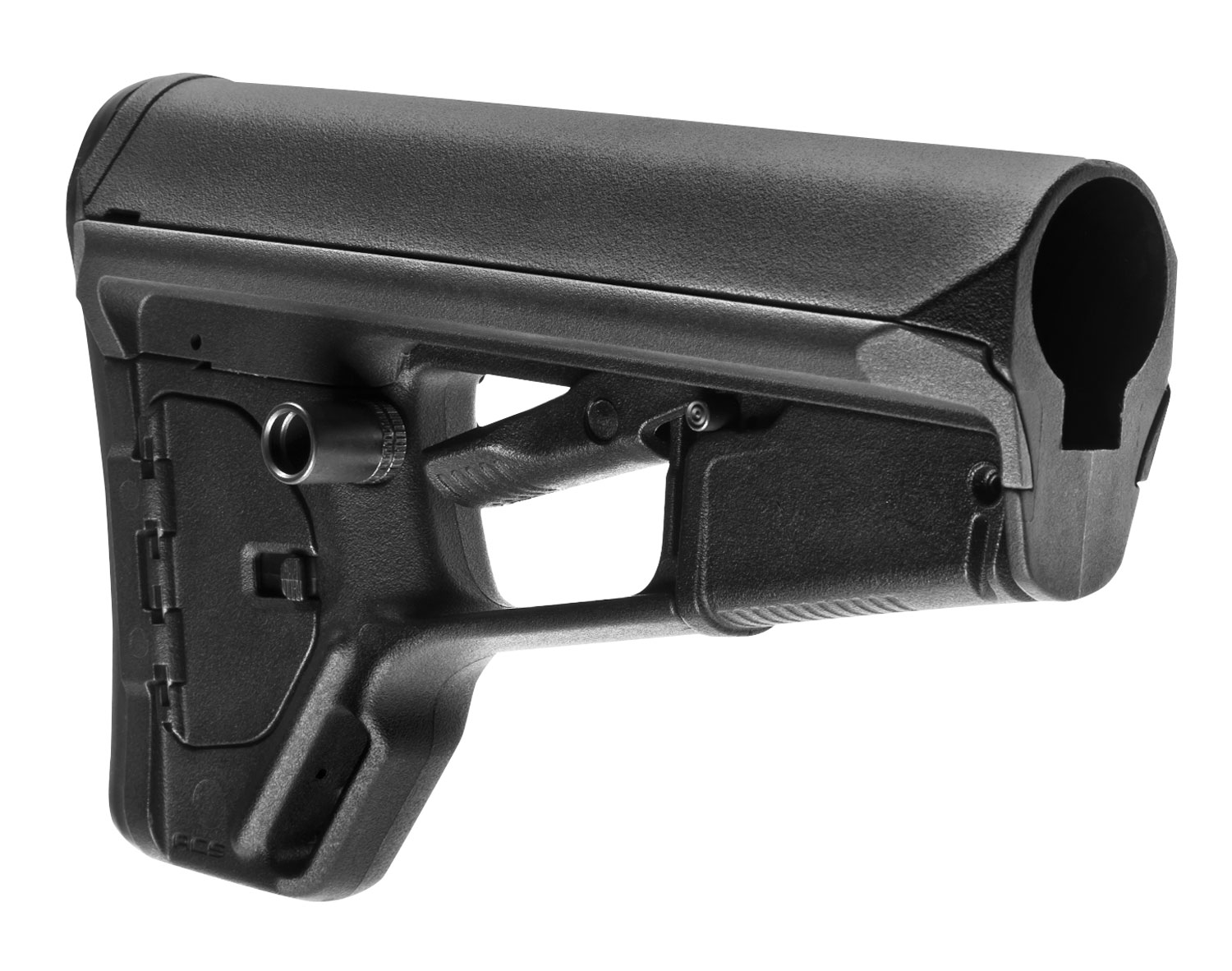 Magpul MAG378-BLK ACS-L Mil-Spec Carbine Stock, AR-15, Matte Black - Magpul Industries