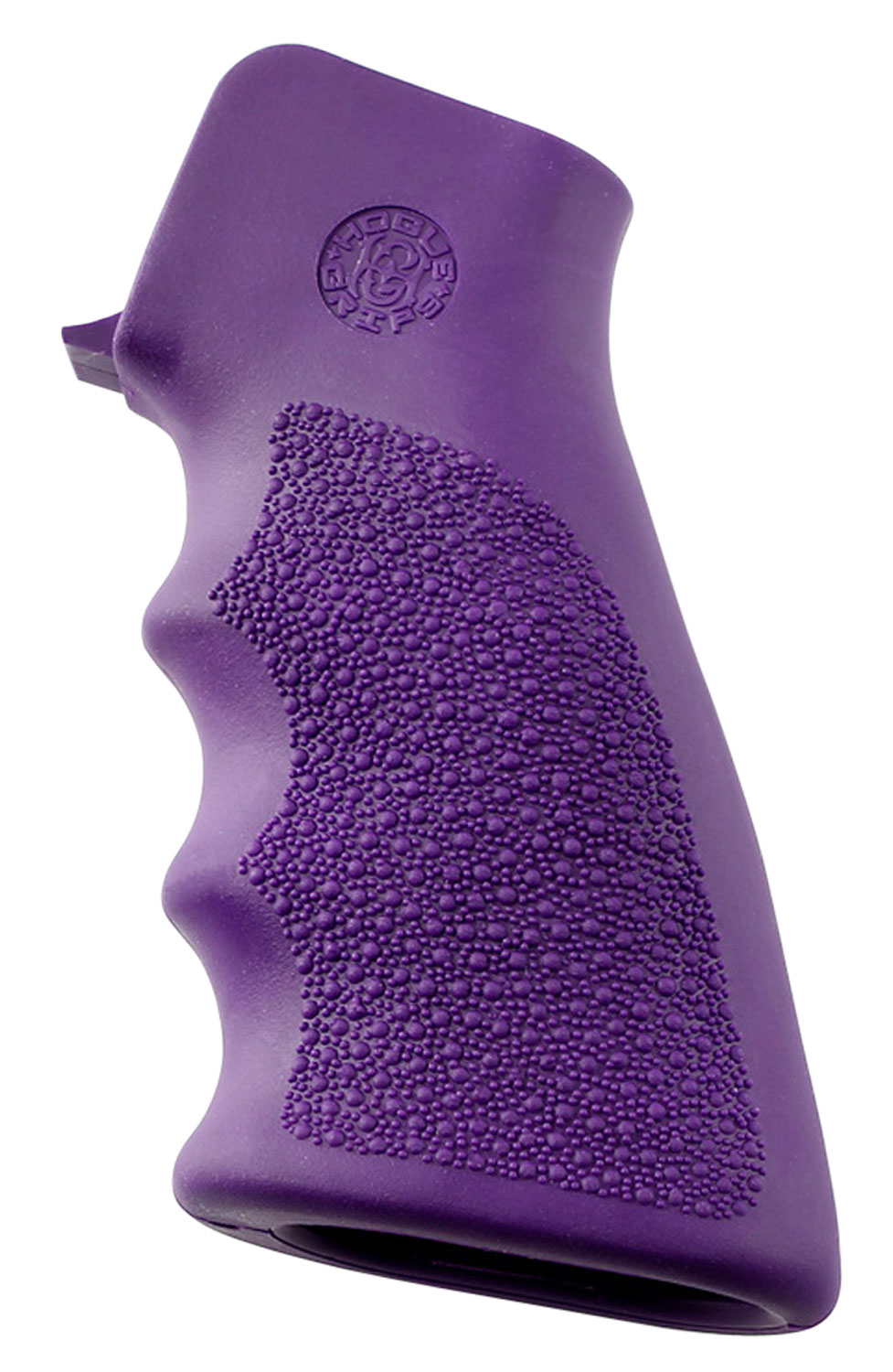 HOGUE AR-15/M-16 OverMolded Purple Rubber Grip with Finger Grooves (15006)