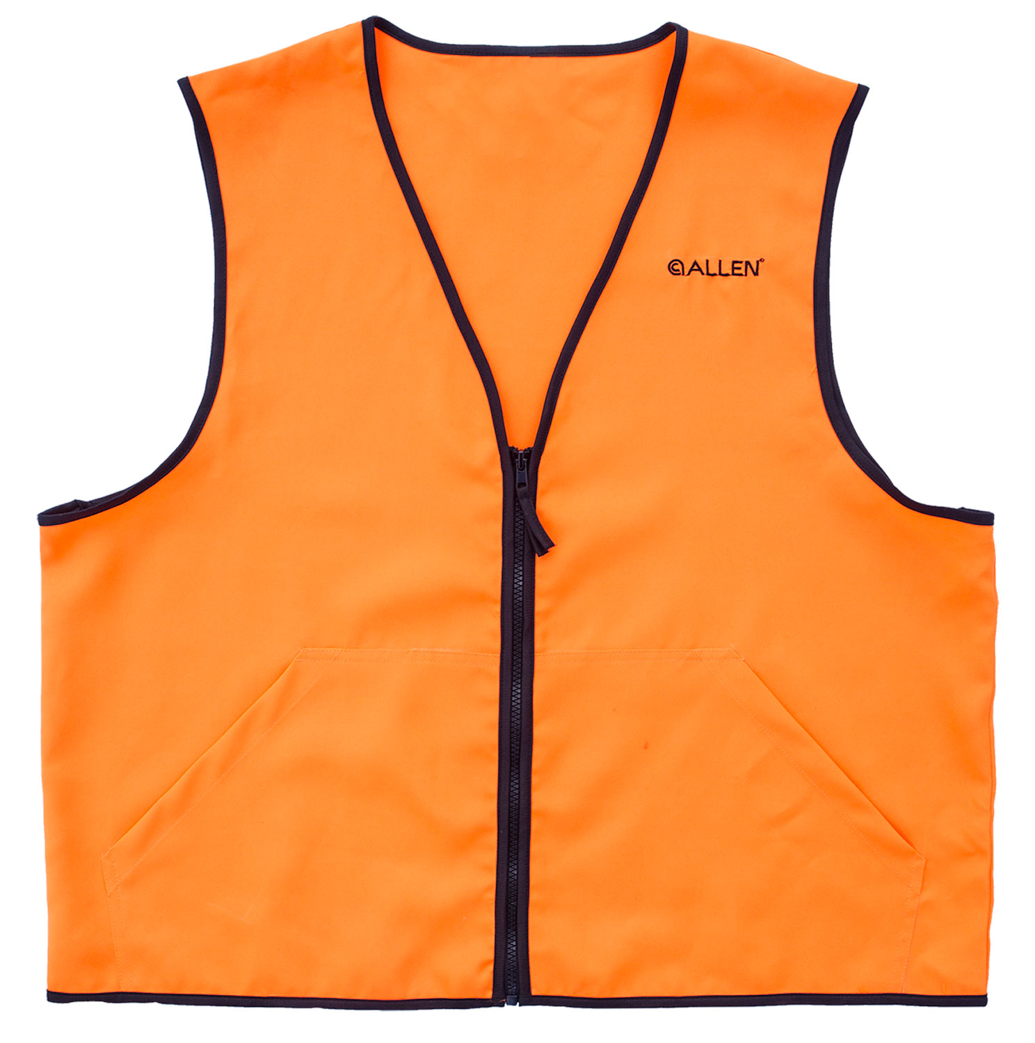 Allen 15766 Deluxe Hunting Vest Large Orange Polyester-img-0