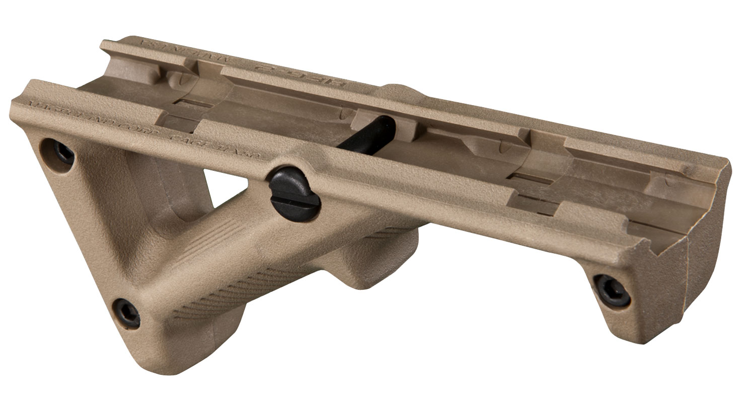 Magpul MAG414-FDE AFG-2  Flat Dark Earth Polymer Angled Foregrip for AR-Platform or Most Picatinny Railed Handguard