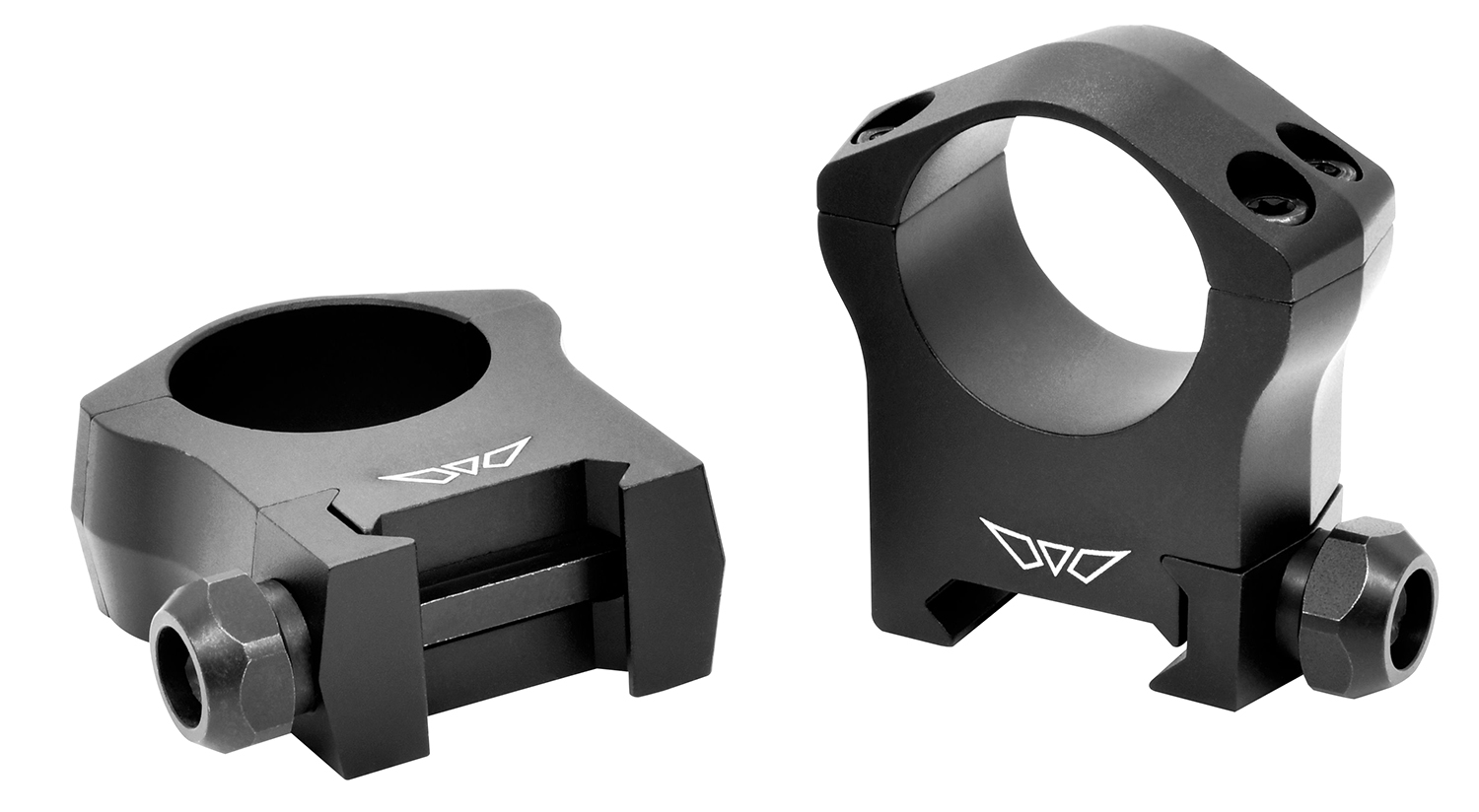 Warne 7202M Scope Rings Mountain Tech Matte Black 1 High 0 MOA
