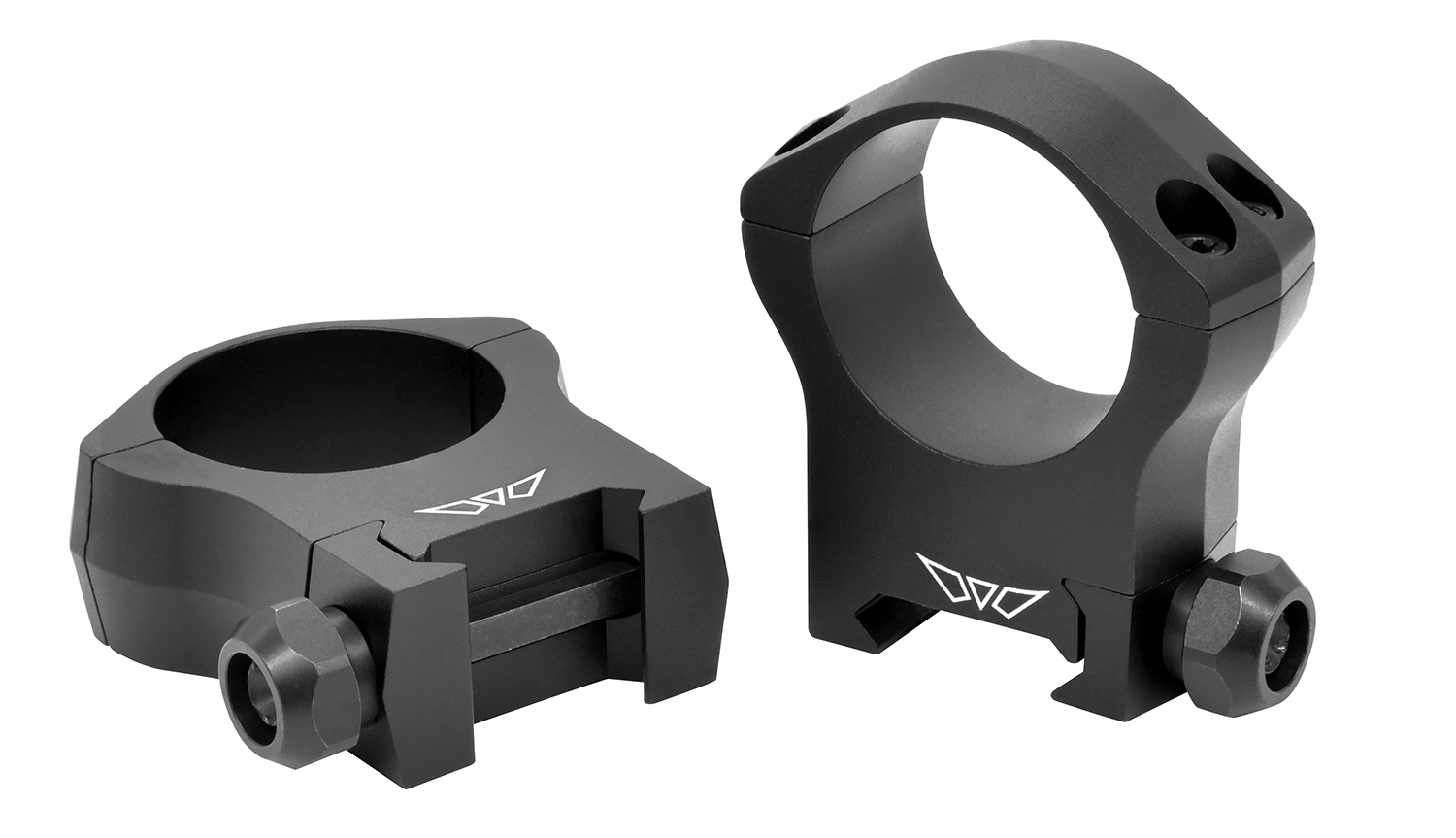 Warne 7215M Mountain Tech Scope Rings - 30mm High Matte Black