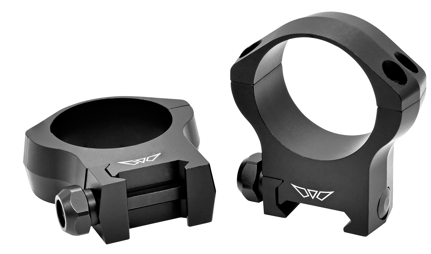 Warne 7242M Scope Rings Mountain Tech Matte Black 35mm High 0 MOA - Warne - 35MM