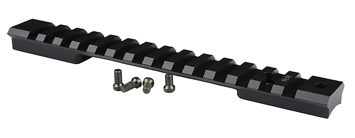 Warne 76T320MOA Mountain Tech Tactical Rail Black Anodized Aluminum Tikka  T3/T3X Rifle Short Action, 20 MOA