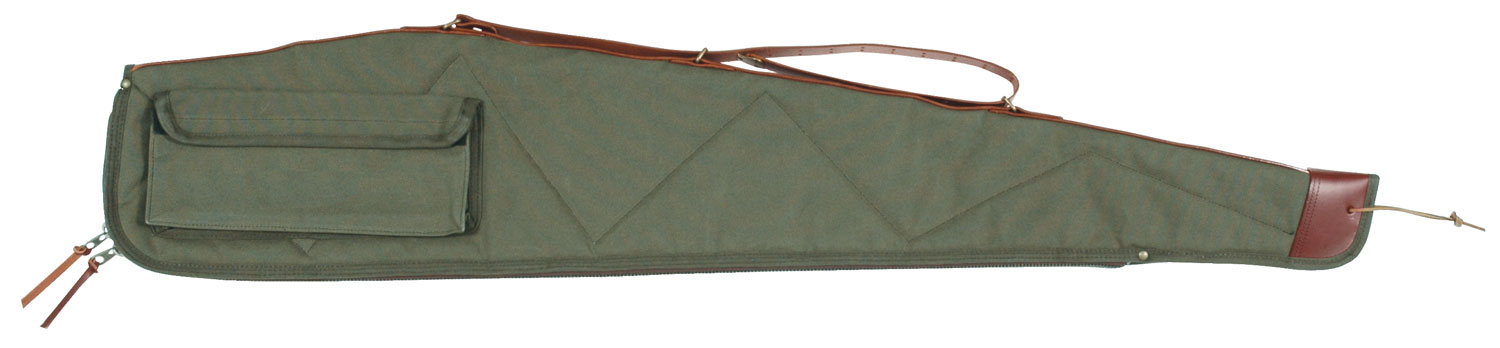 Bob Allen 14538 Canvas Rifle Case 48” Green w/ Quilted Flannel Lining...