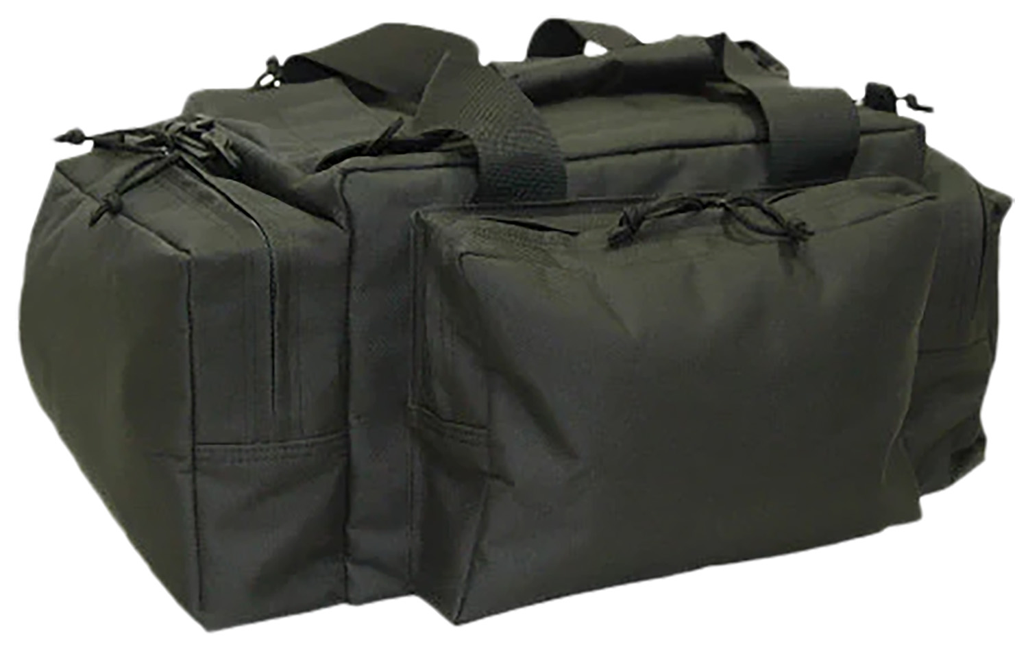 Bob Allen Max-Ops Tactical Range Bag 20x10x9 - Water-Resistant Black Polyester with Foam Padding & Storage Pockets