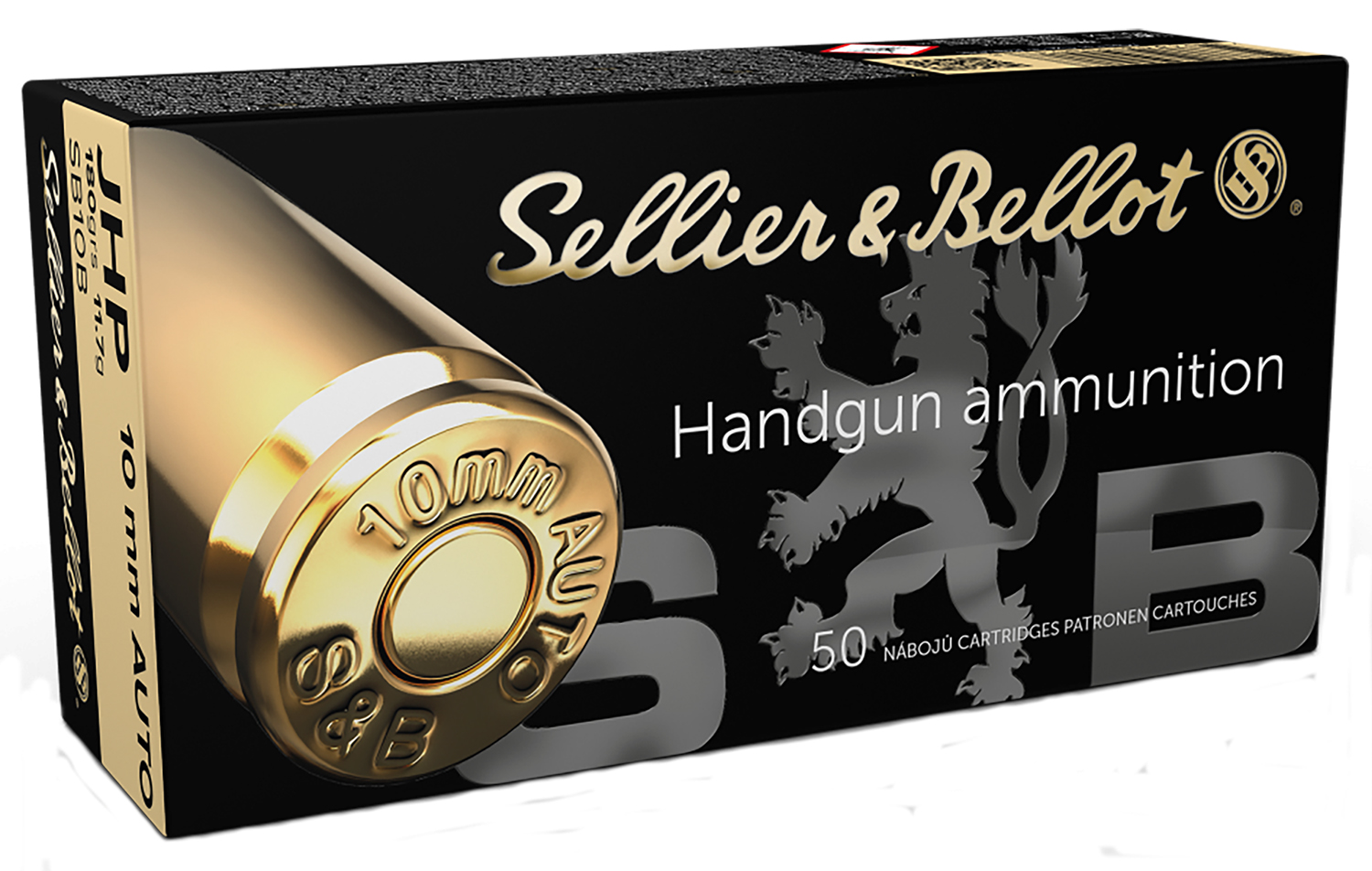 Sellier & Bellot SB10B Handgun 10mmAuto 180gr Jacketed Hollow Point 50... - Sellier & Bellot - JACKETED HOLLOW POINT