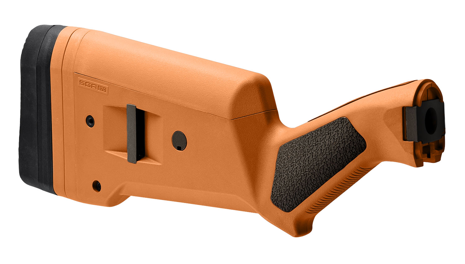 Magpul MAG460-ORG SGA Stock Fixed Orange Synthetic for Remington 870 12 GA-img-0