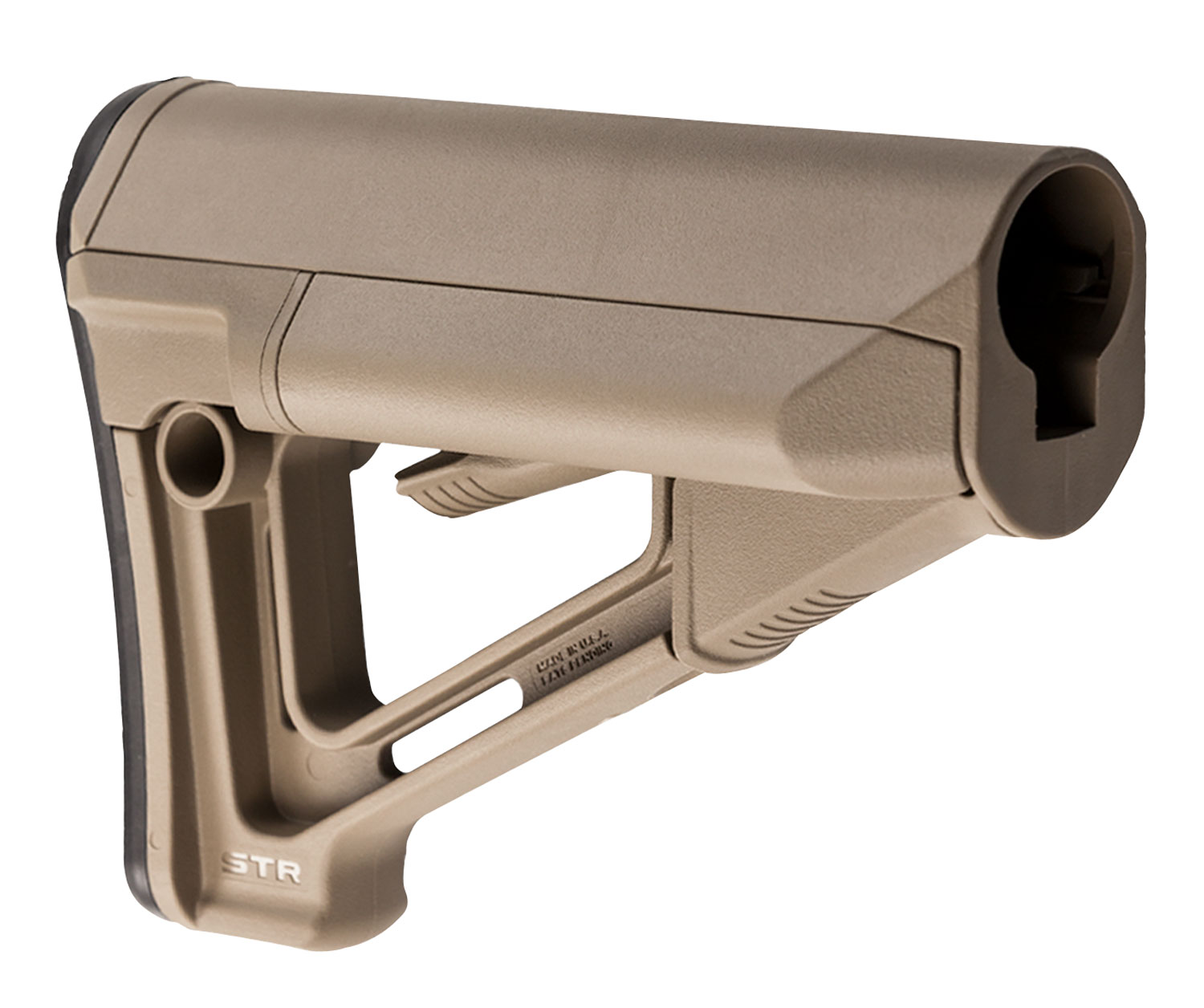 Magpul MAG470-FDE STR Mil-Spec Buttstock, Flat Dark Earth, Storage-Ready - Magpul Industries