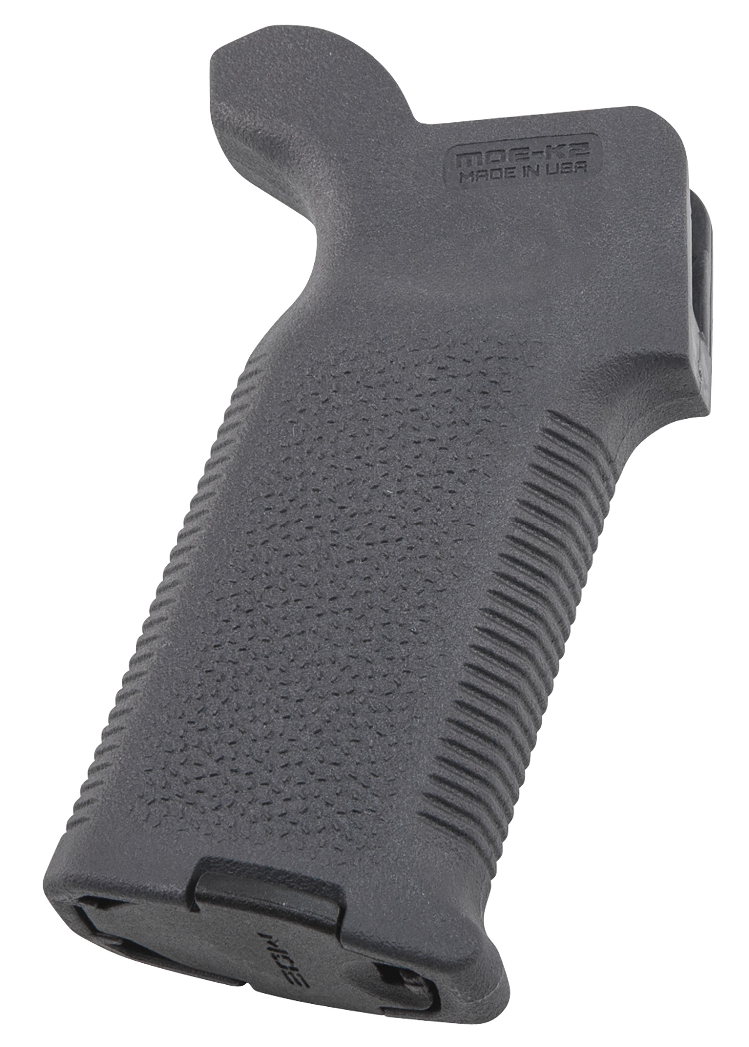 Magpul MAG522-GRY MOE-K2 Grip Aggressive Textured Gray Polymer for AR-15 - Magpul Industries