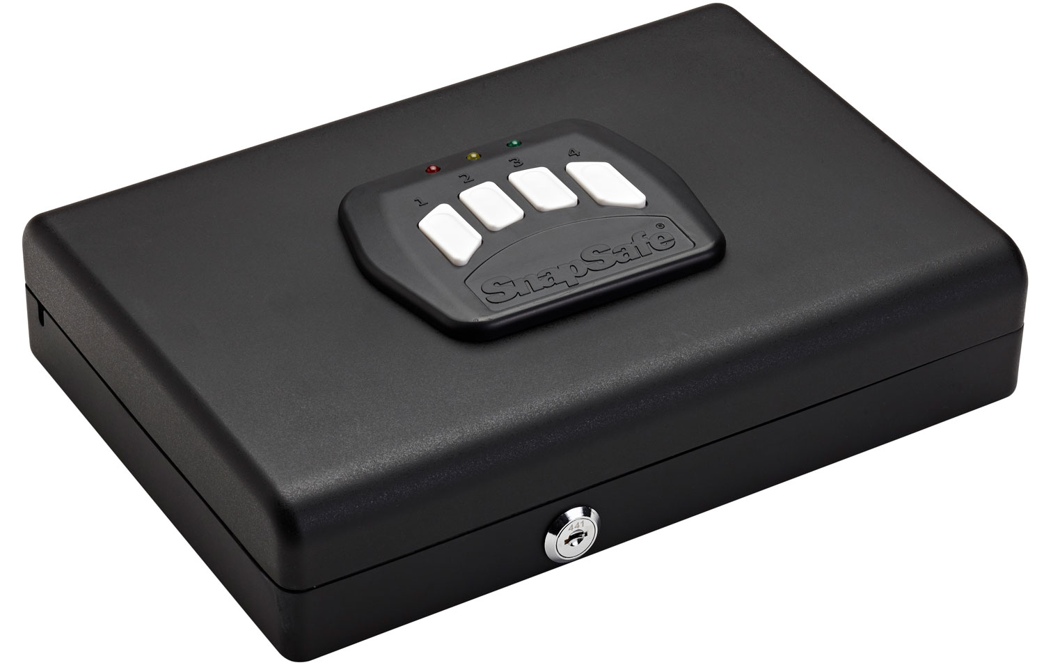 SnapSafe 75432 Keypad Safe Keypad/Key Entry Black Steel 11" H x 8.50" W...-img-0