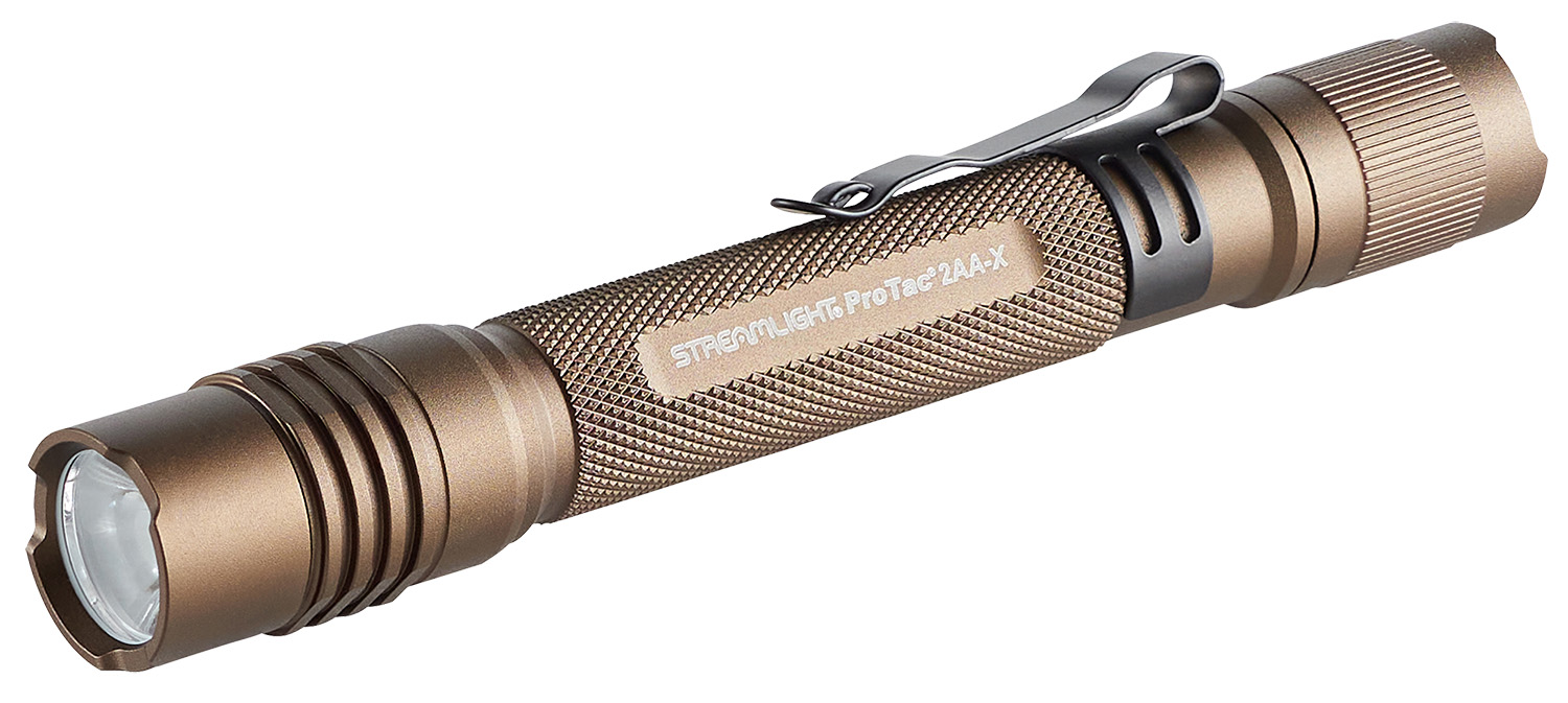 Streamlight 88072 ProTac 2AA Flashlight  Coyote 18/250 Lumens White C4 LED Streamlight 88072 ProTac 2AA Flashlight  Coyote 18/250 Lumens White C4 LED