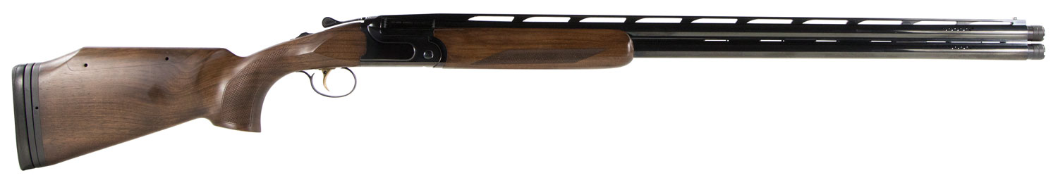 CZ-USA 06586 All American  12 Gauge 3 2rd 32 Ported Barrel,  Gloss Blued Metal Finish, Turkish Walnut Stock with Adjustable Comb Includes 5 Chokes