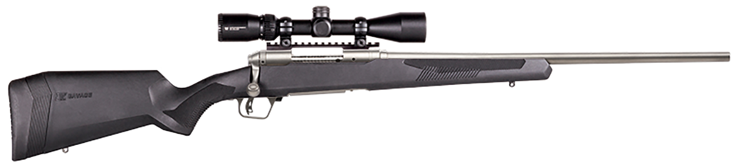 Savage 110 Apex Storm XP 25-06 Rem 24 in Matte Stainless 4 Rounds Bolt