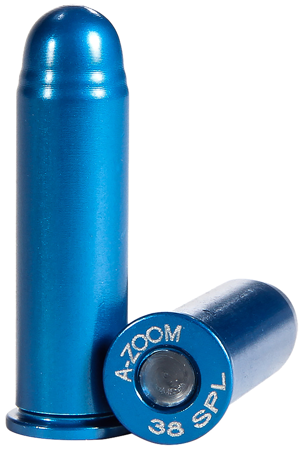 A-Zoom 16318 Snap Caps Revolver .38 Special 12 Pack Blue Aluminum