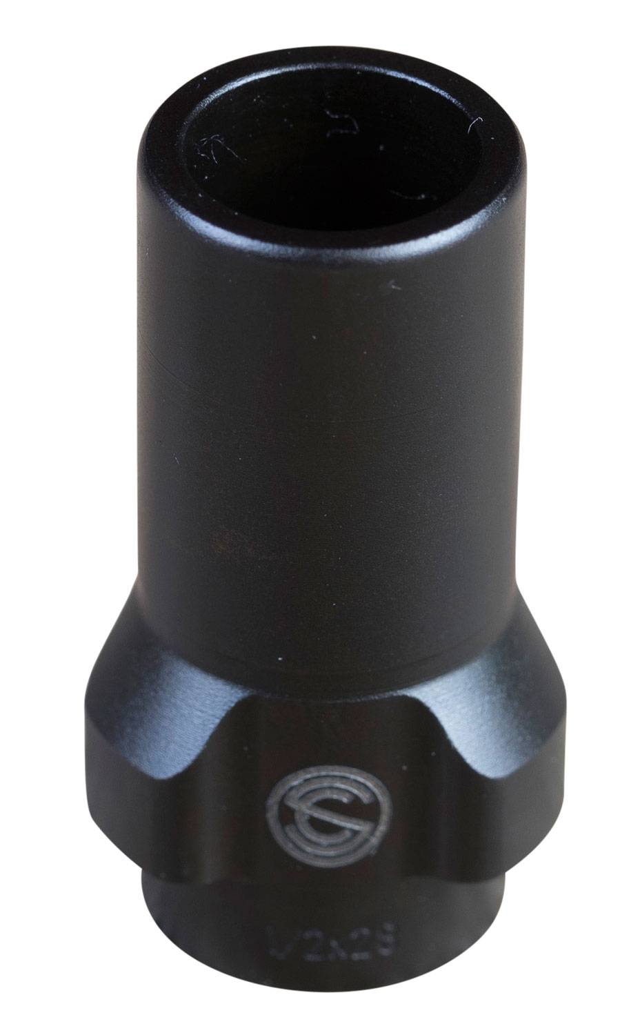 SilencerCo AC2607 3-Lug Muzzle Device 9mm Luger 1/2-36 tpi Steel