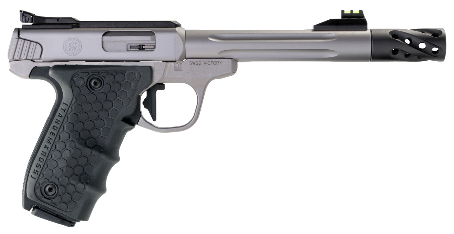 Smith WESSON VICTORY PC TARGET 22 LR 6" FLUTED TACTICAL PERFORMANCE...
