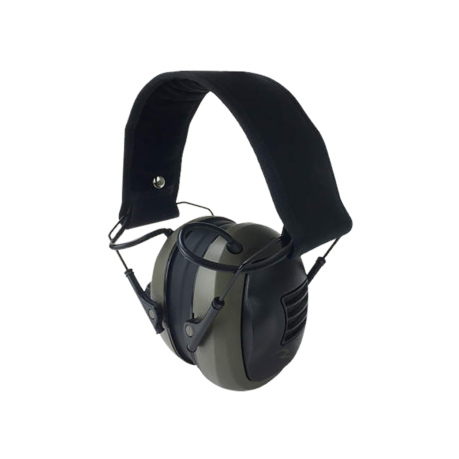 Radians CSE10BX Earmuff 23 dB NRR Over Head Tan/Black Adjustable Folding