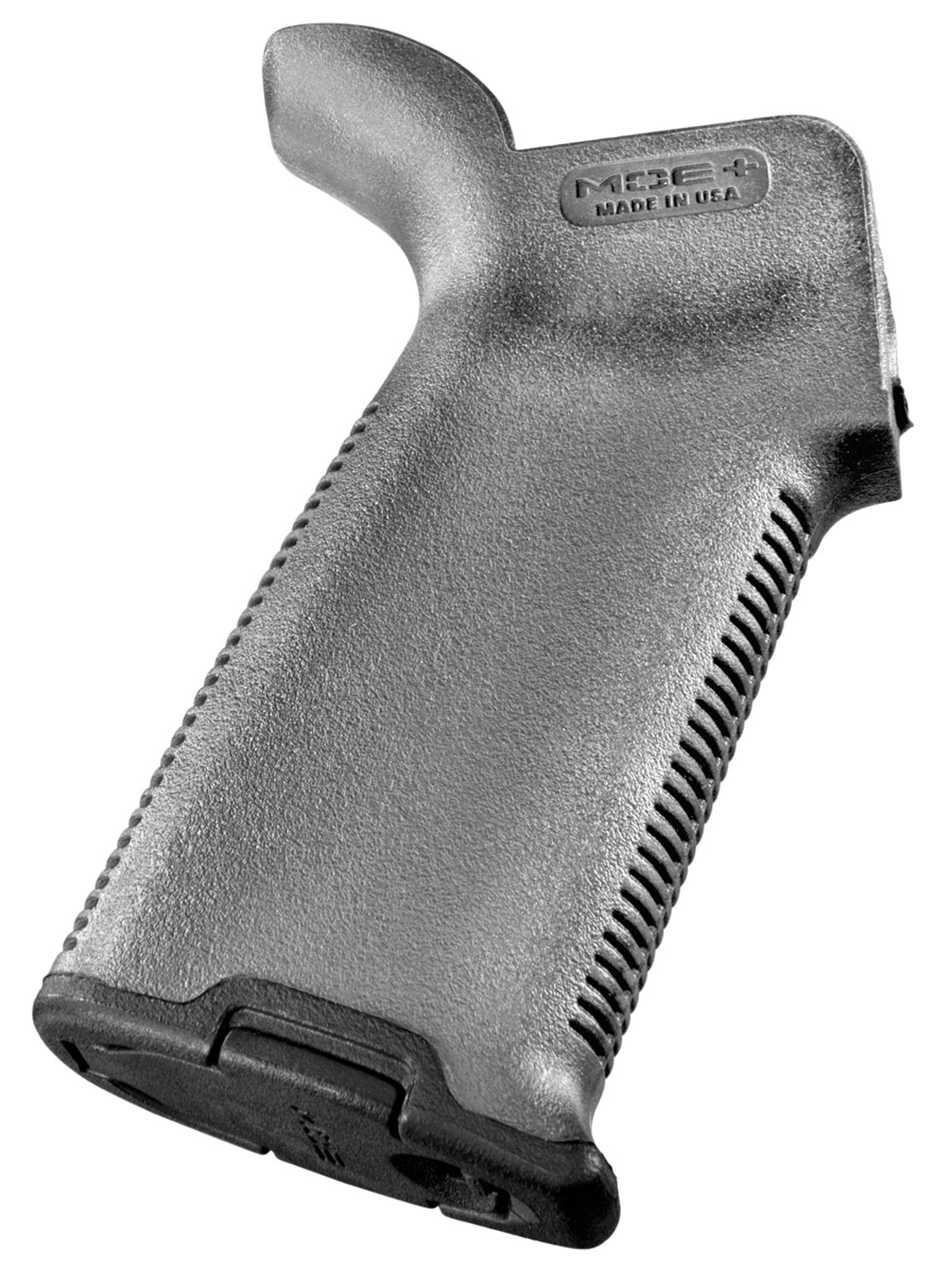 Magpul MAG416GRY MOE+ Grip Gray Textured Polymer w/Rubber Overmold Fits - Magpul Industries