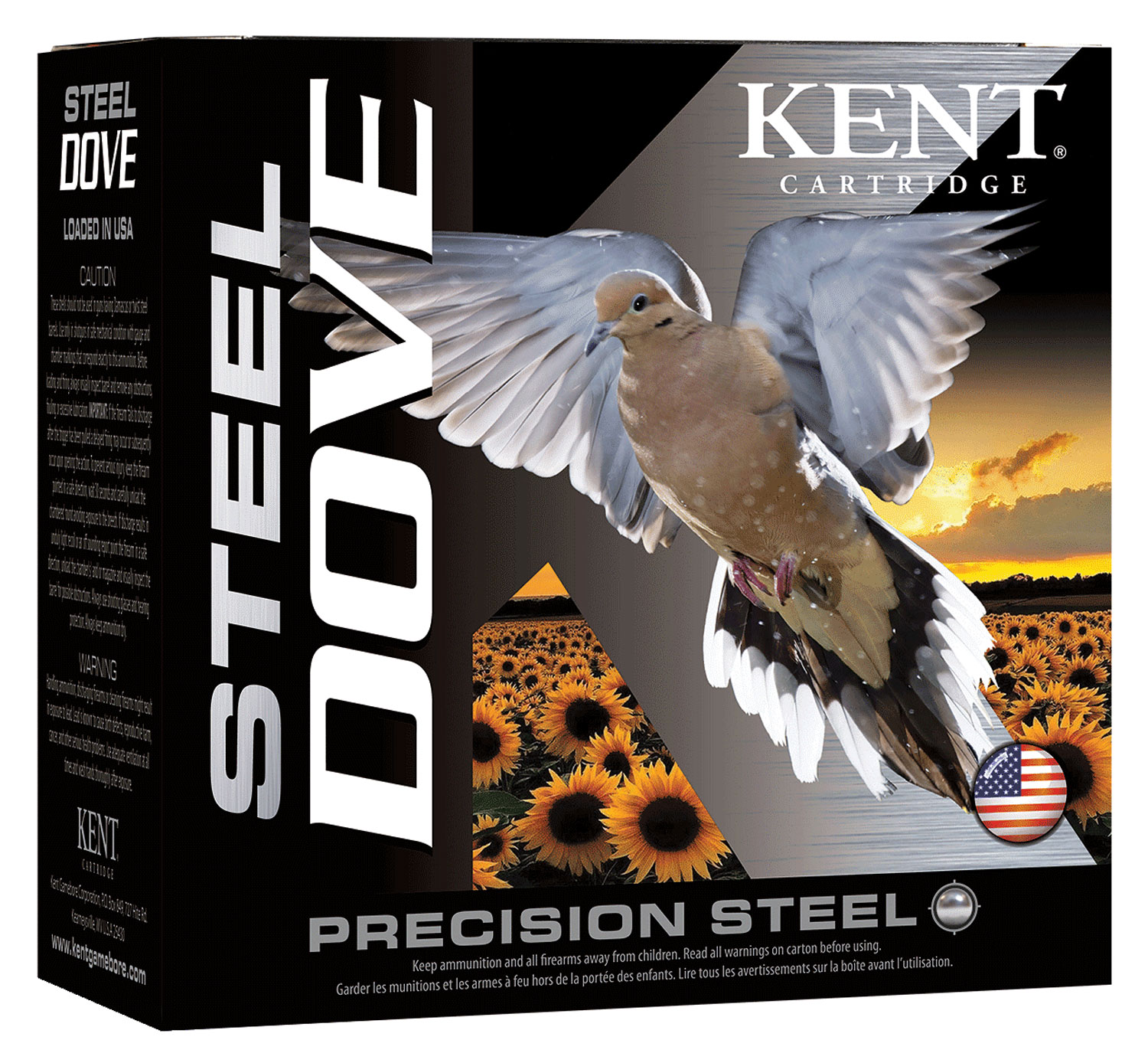 Kent Cartridge Precision Steel Dove Hunting Load, 20 Gauge, 2.75-Inch, 7/8 oz, 6 Shot, 25 Rounds, Yellow