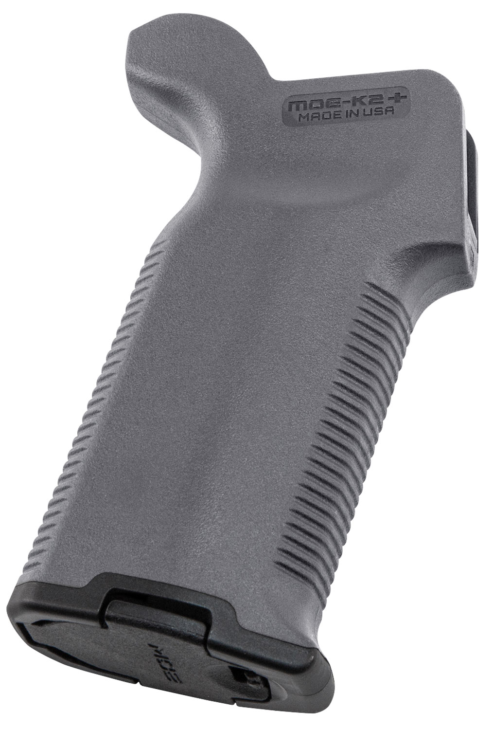 Magpul MAG532-GRY MOE-K2+ AR15/M4 Grip Gray Rubber Overmolded Design - Magpul Industries