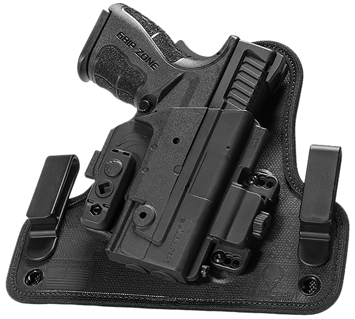 Alien Gear SSIW0771RHXX ShapeShift 4.0 IWB Holster Black for Ruger LC9