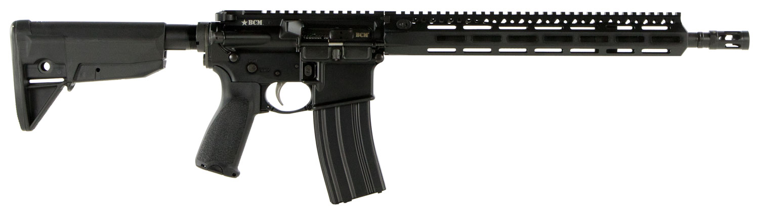 BCM 780750 RECCE-14 MCMR 223 Rem/5.56x45mm NATO 30+1 14.50 Steel Chrome Lined Barrel, Mod 3 Compensator, Anodized 7075-T6 Aluminum Receiver, Synthetic 6 Position Stock, Ambidextrous Safety