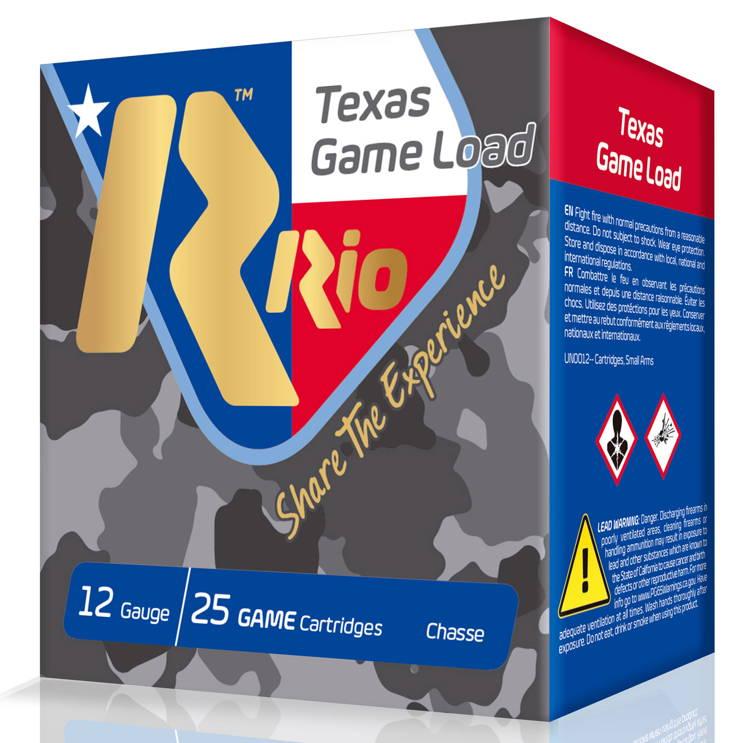 RIO AMMUNITION TG3675TX Top Game Texas Load Standard Velocity 12 Gauge...