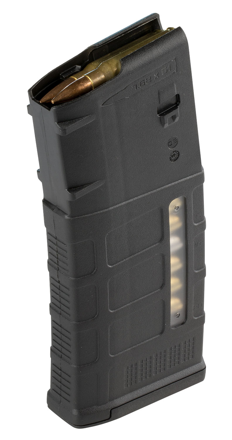 Magpul MAG577-BLK PMAG GEN M3 Black Detachable with Capacity Window 25rd 308 Win, 7.62x51mm NATO for AR-10, M110, SR25