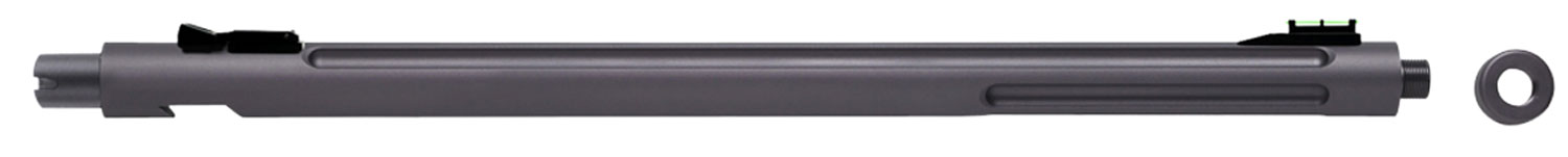 Tactical Solutions 1022SGMG X-Ring Barrel 22 LR 16.50 Gunmetal Gray Finish  Aluminum Material Bull with Fluting, Threading & Sights for Ruger 10/22