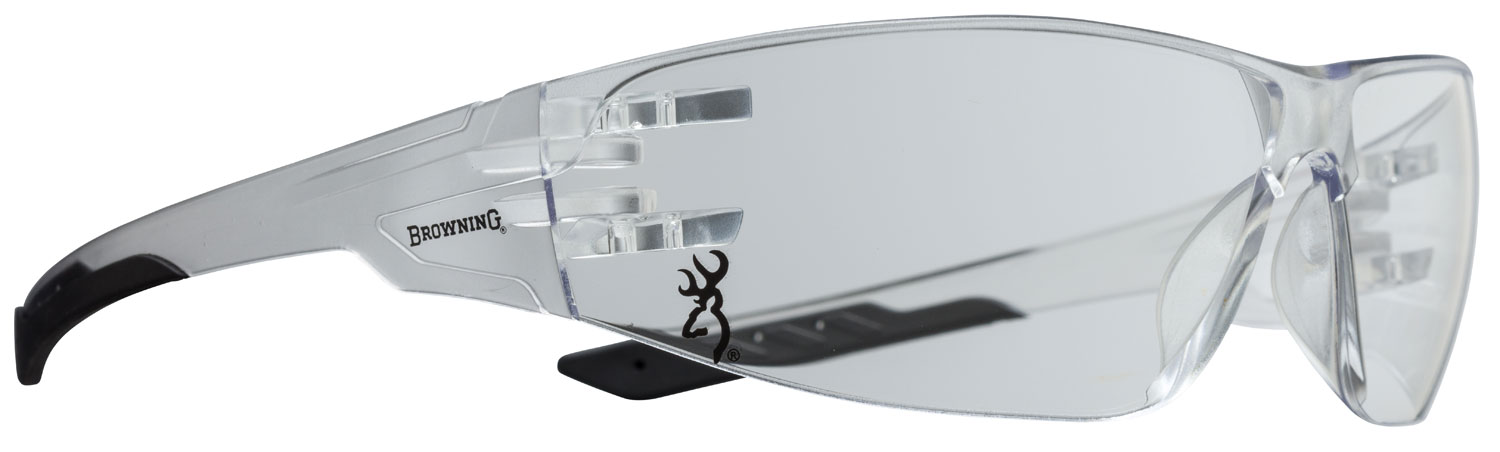 Browning 12761 Shooters Flex Adult Clear Lens Polycarbonate Clear Frame-img-0