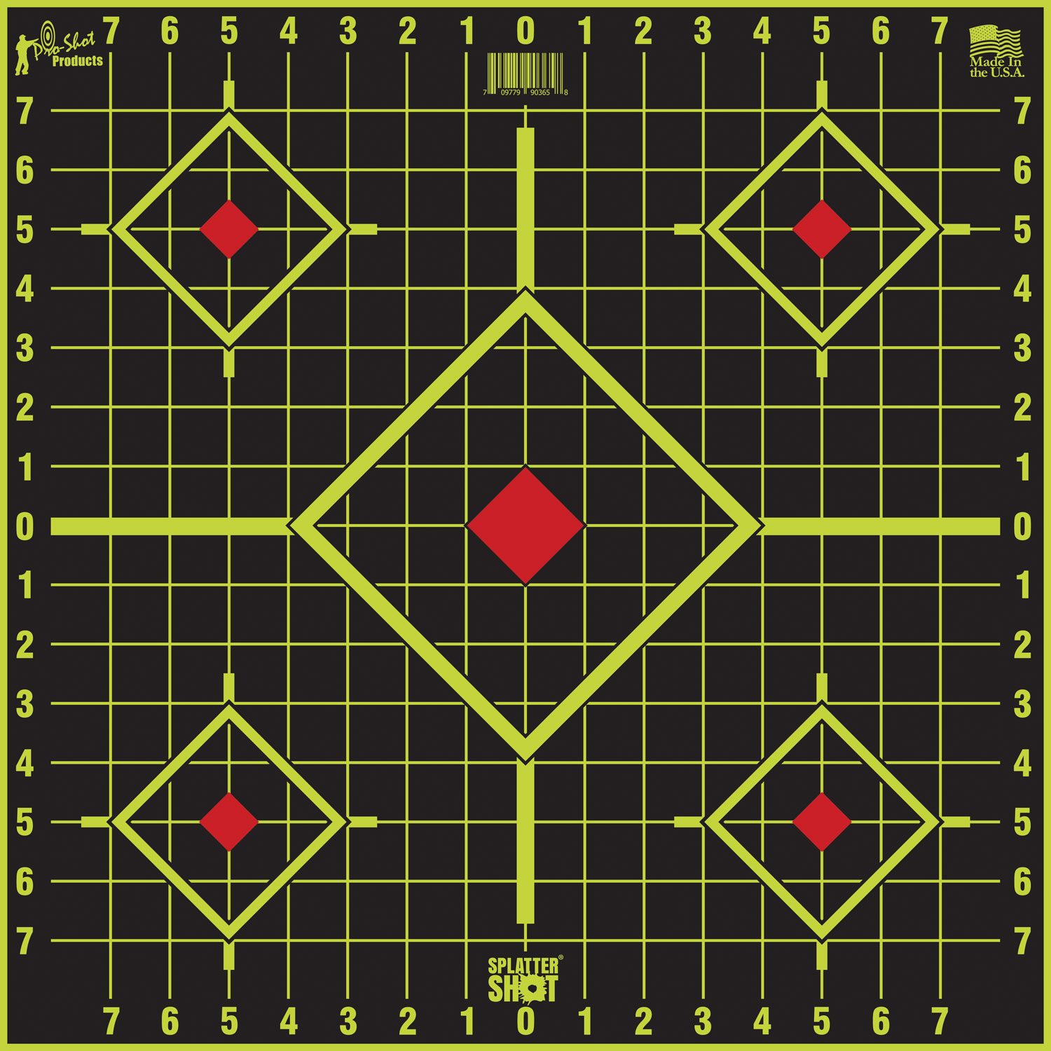 ProShot 17.75Si-5Pk Square SIGHTIN Target - Pro-Shot Products - 17.75"