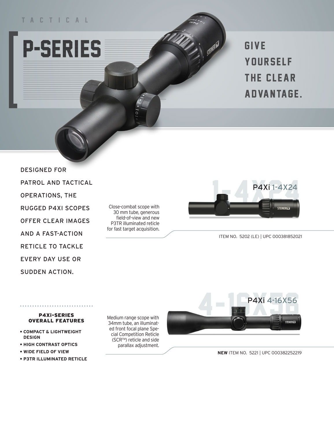 Steiner P4Xi 5202 – Superb 1-4x LPVO Riflescope 5 Steiner P4Xi 5202 alternate view
