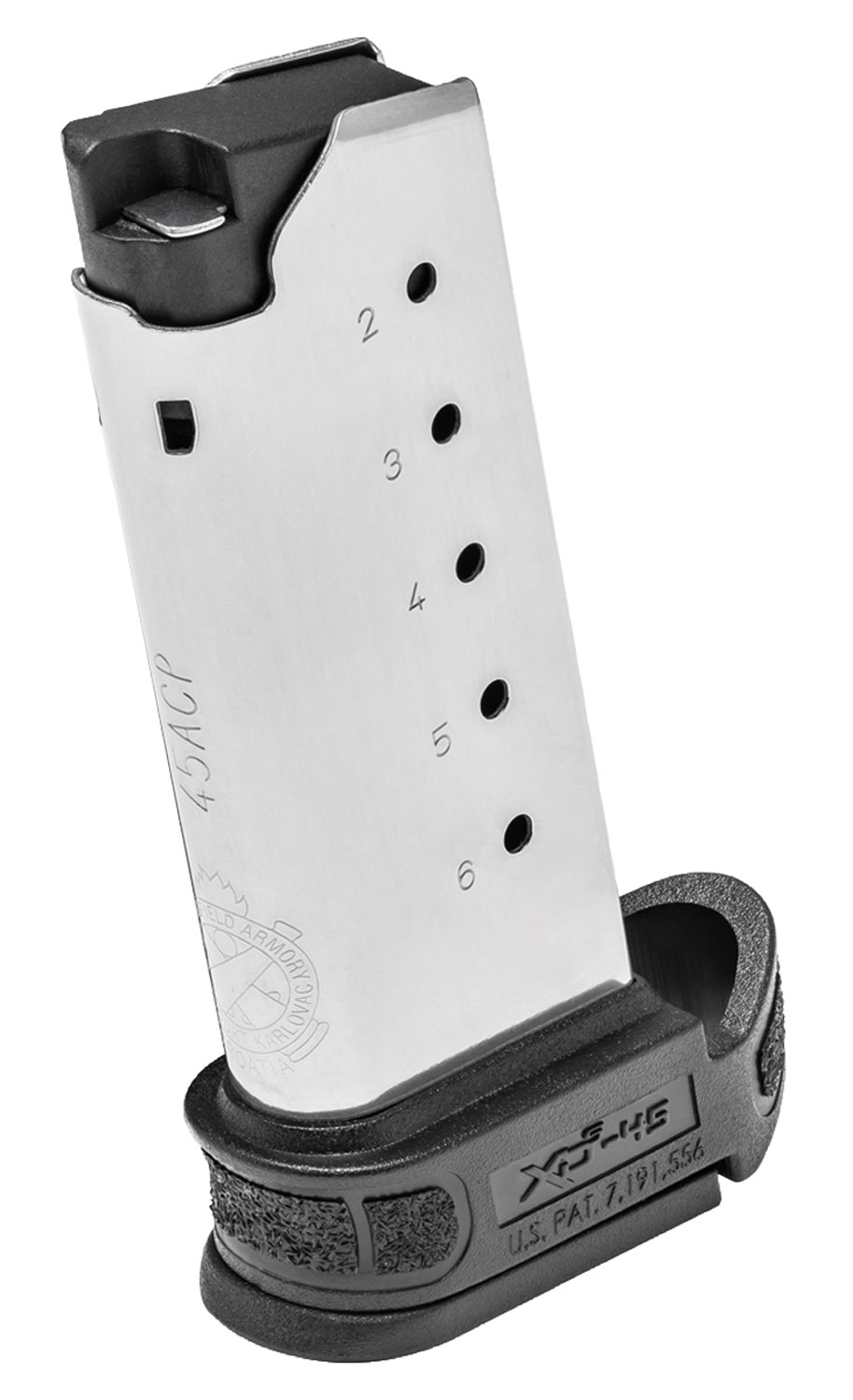 Springfield Armory XD-S Mod.2 6-Round Stainless Steel Magazine .45 ACP - Springfield Armory - 45 ACP