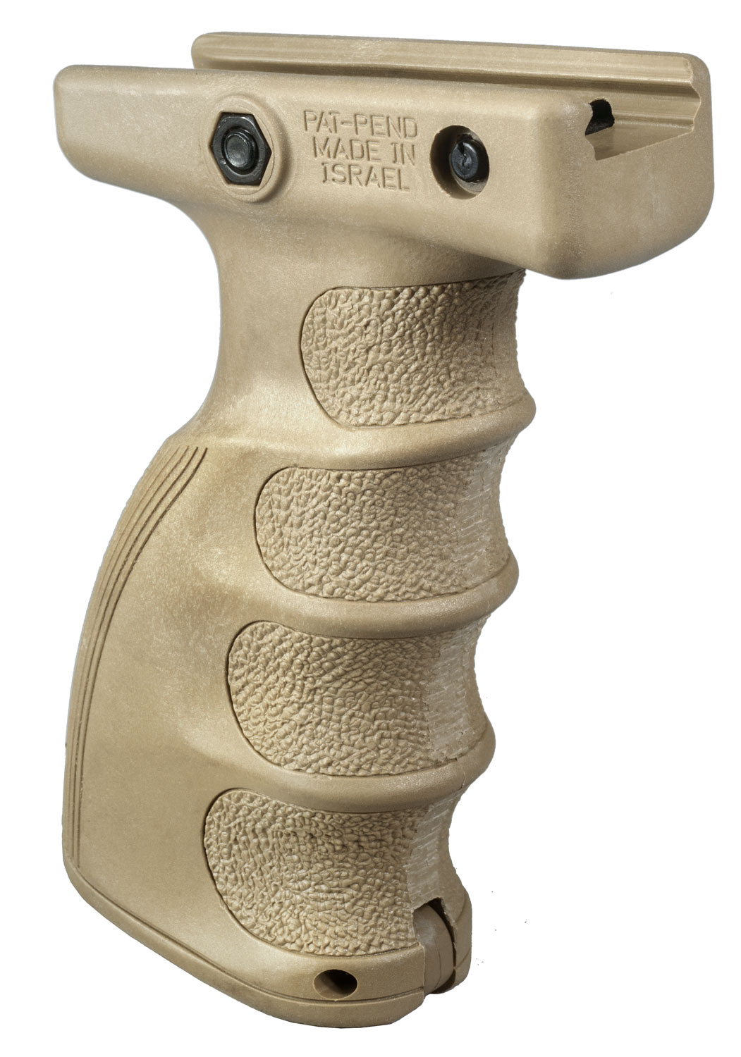 FAB Defense FXAG44ST AG-44S Ergonomic Foregrip FDE Polymer Picatinny Rail