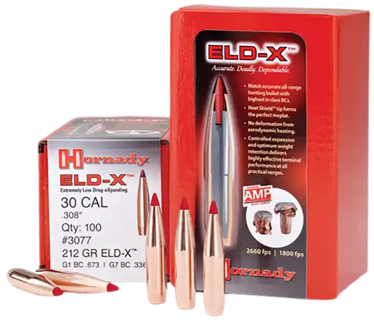 Hornady 2441 ELD-X 6mm .243 90 gr Extremely Low Drag eXpanding 100 Per...