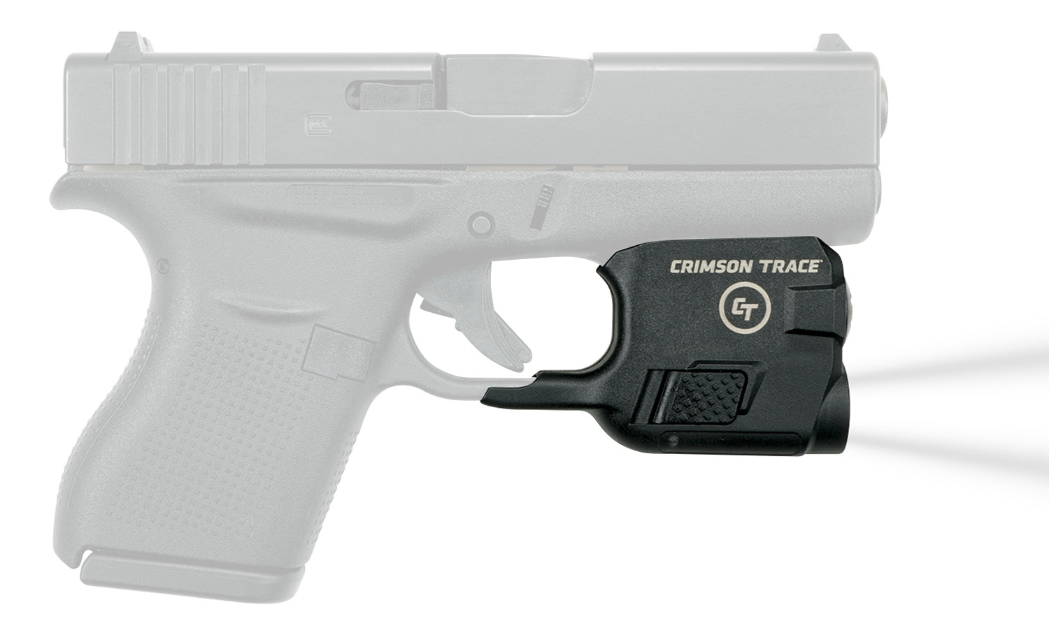 Crimson Trace 0182901 LTG-773 For Glock G42/G43/G43X/G48 Lightguard Black Anodized 110 Lumens White LED Light Crimson Trace 0182901 LTG-773 For Glock G42/G43/G43X/G48 Lightguard Black Anodized 110 Lumens White LED Light