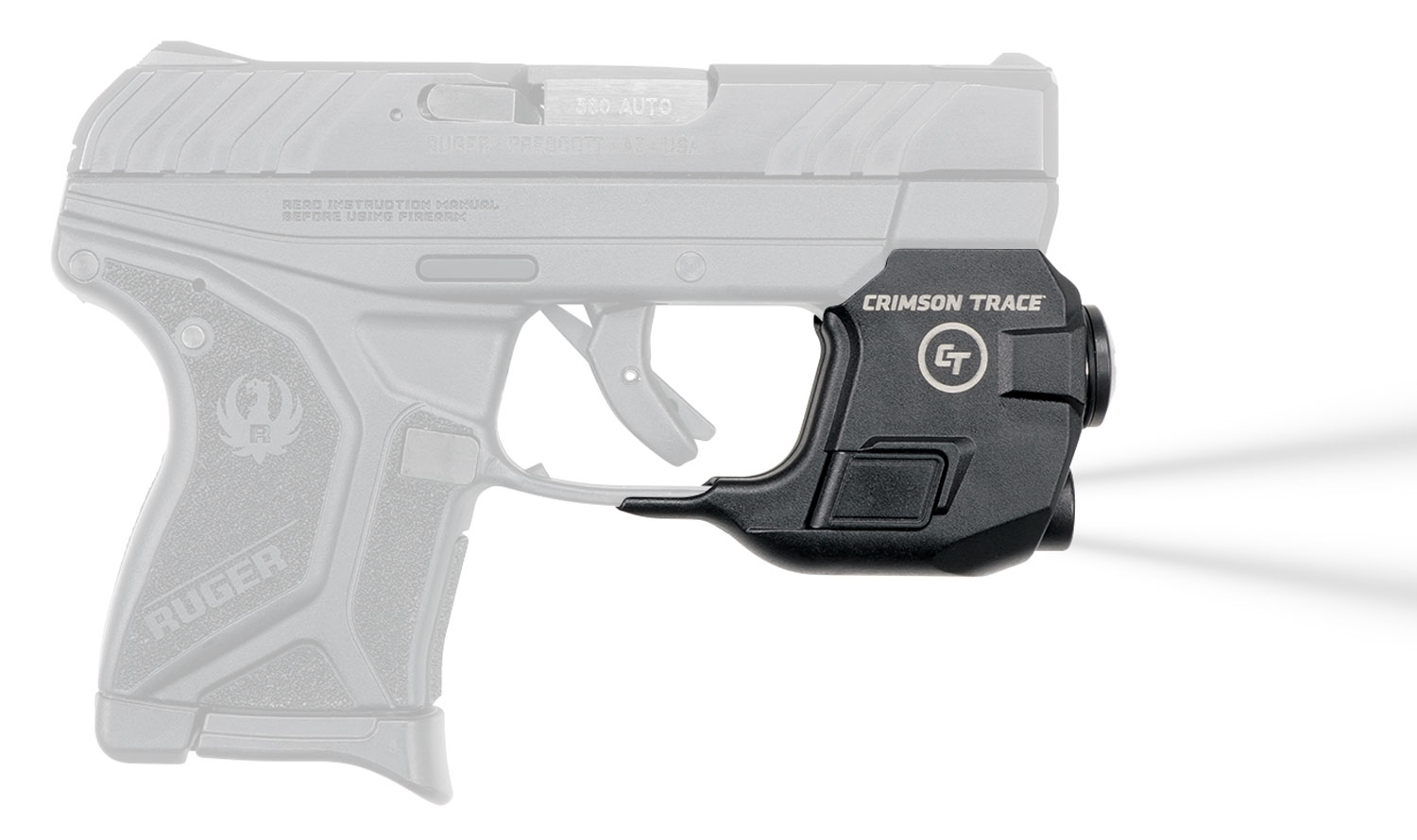 Crimson Trace 0183401 LTG-778 For Ruger LCP II Lightguard Black Anodized-img-0