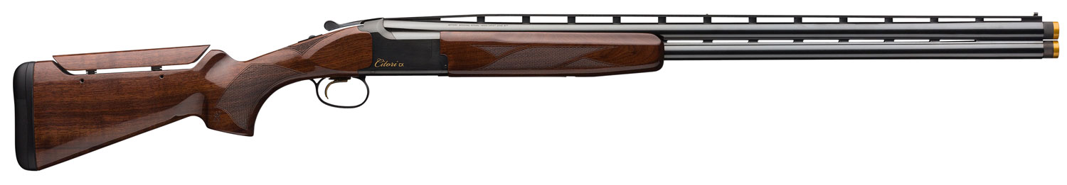 Browning Citori CX 12 Gauge 32" Barrel 3" 2rd Lightweight Blued Barrels Gold Accented Receiver American Walnut Stock Graco Adjustable Comb - Browning - 12 Gauge