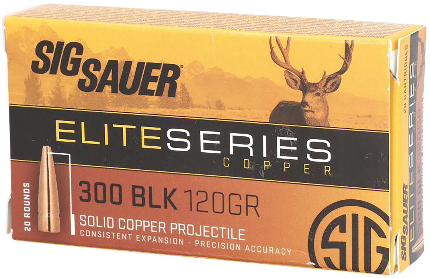 SIG SAUER Elite Copper Hunting .30-06 Springfield 150 Grain 20rd Box Ammo