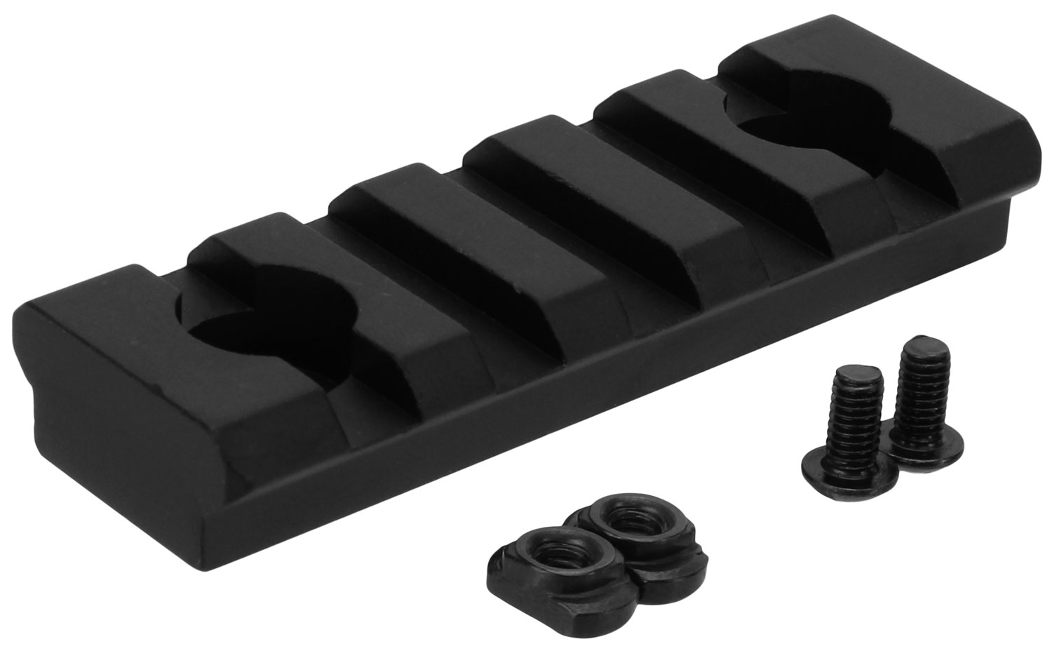 TacFire MAR105S M-LOK Accessory Picatinny Rail 2 3/8  Black Anodized