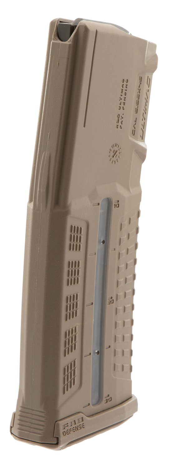 FAB Defense FXUMAGR30T Ultimag 30R 5.56 NATO 30rd Polymer Mag FDE