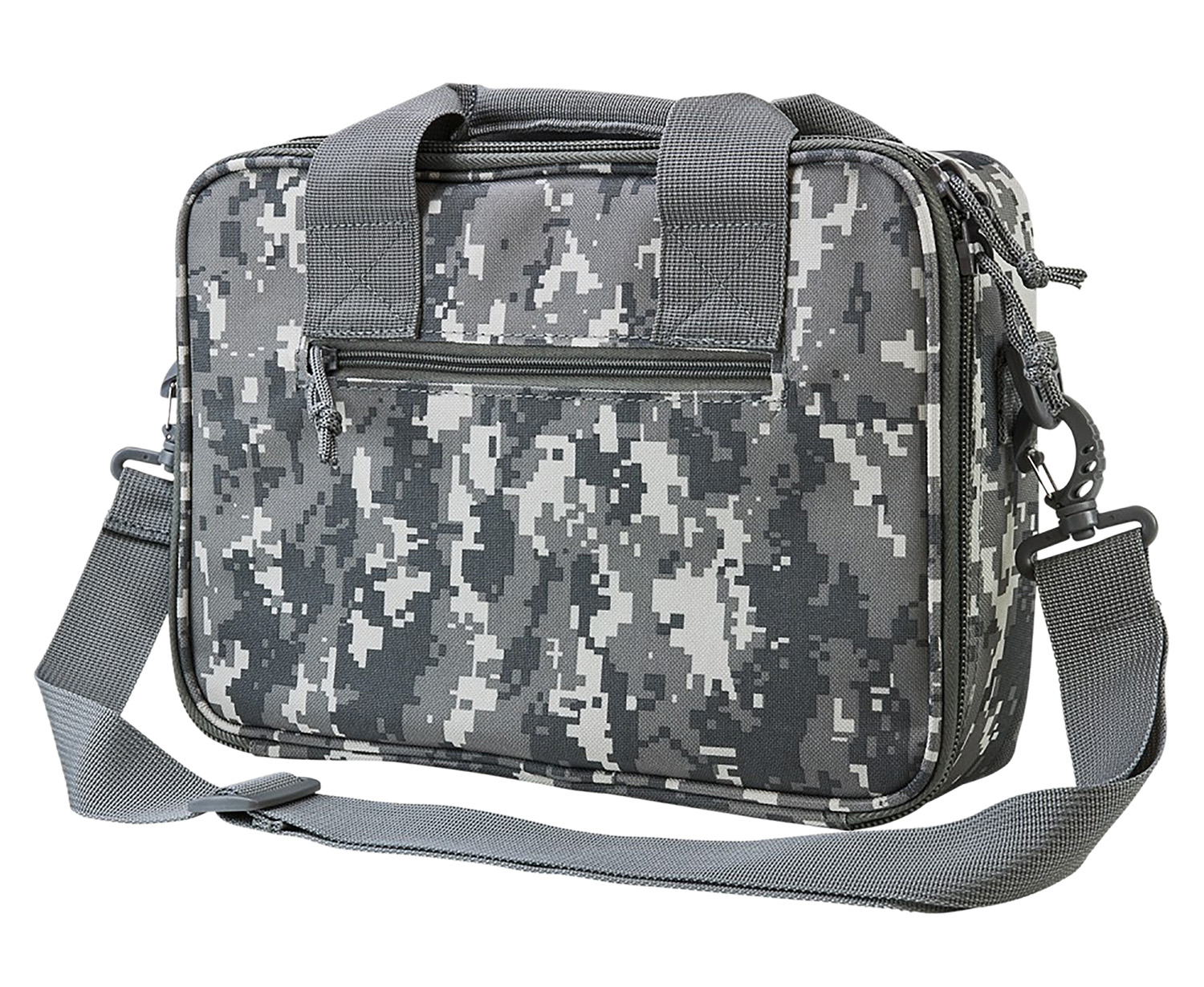 NcStar CPDX2971D VISM Double Pistol Range Bag Digital Camo 13"x10"x3.25"